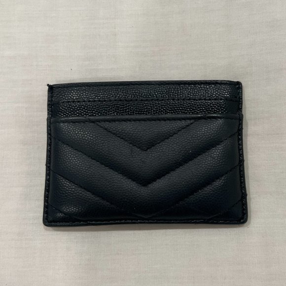 Saint Laurent Monogram Matelassé Leather Card Case - Picture 2 of 9